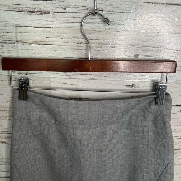Banana  republic gray midi skirt pencil size 0 - Picture 3 of 7